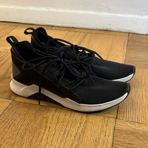 Reebok Black and White Athletic Shoes